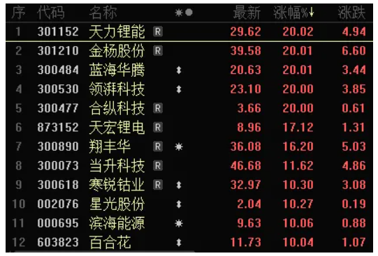 锂电池行业减少单纯扩大产能！锂电池板块集体飙涨