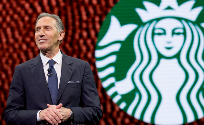 ▲霍华德·舒尔茨（howard schultz）